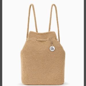 The Sak Natural Colored Crocheted Backpack “Dylan Large Backpack”